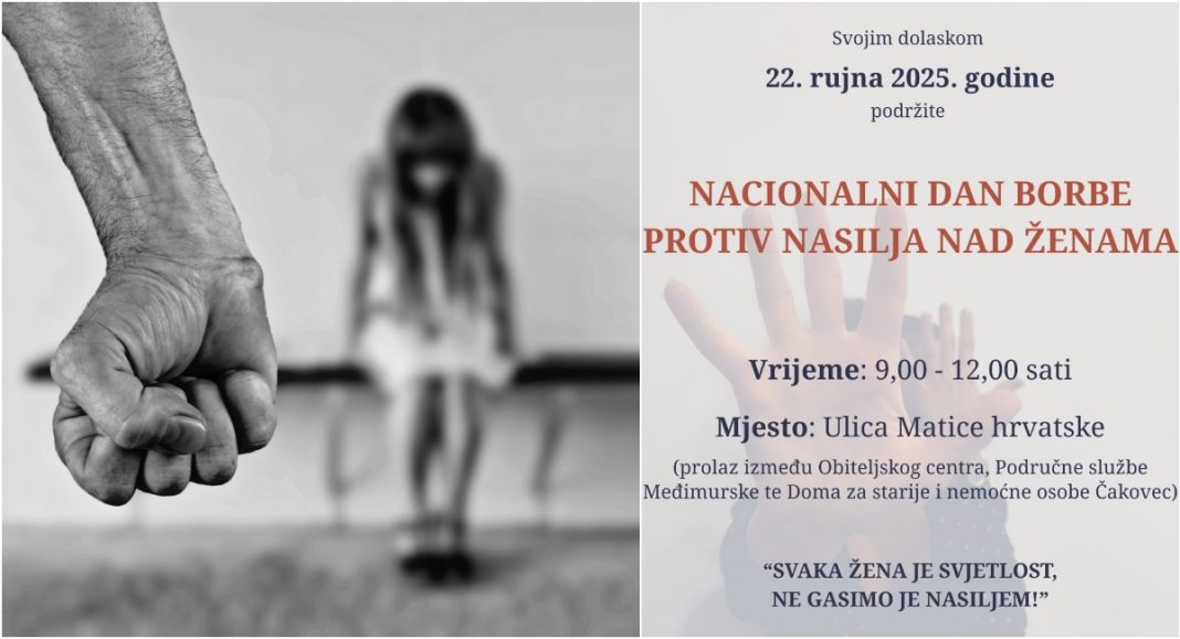 Čakovec će obilježiti Nacionalni dan borbe protiv nasilja nad ženama – pridruži se 22. rujna! Čakovec će obilježiti Nacionalni dan borbe protiv nasilja nad ženama – pridruži se 22. rujna!