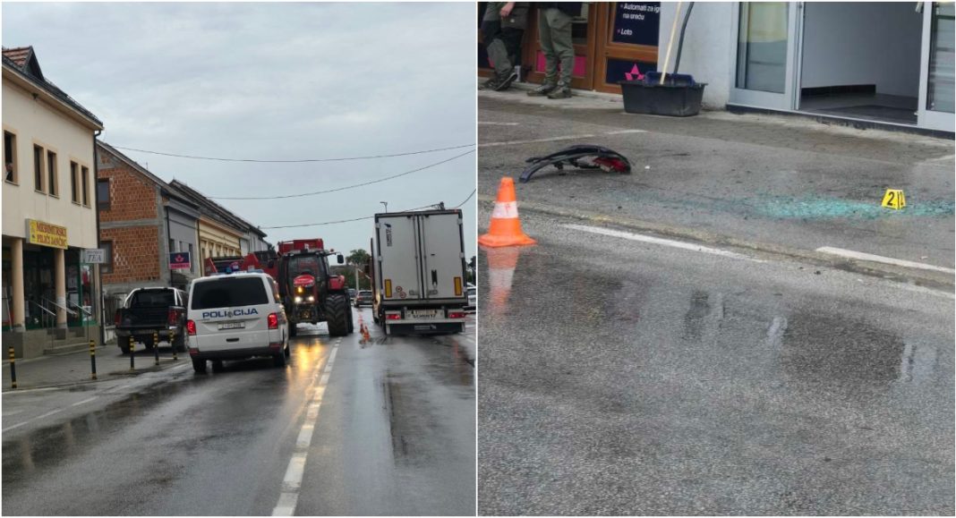 Sudar osobnog vozila i kombajna u Donjem Kraljevcu Sudar osobnog vozila i kombajna u Donjem Kraljevcu