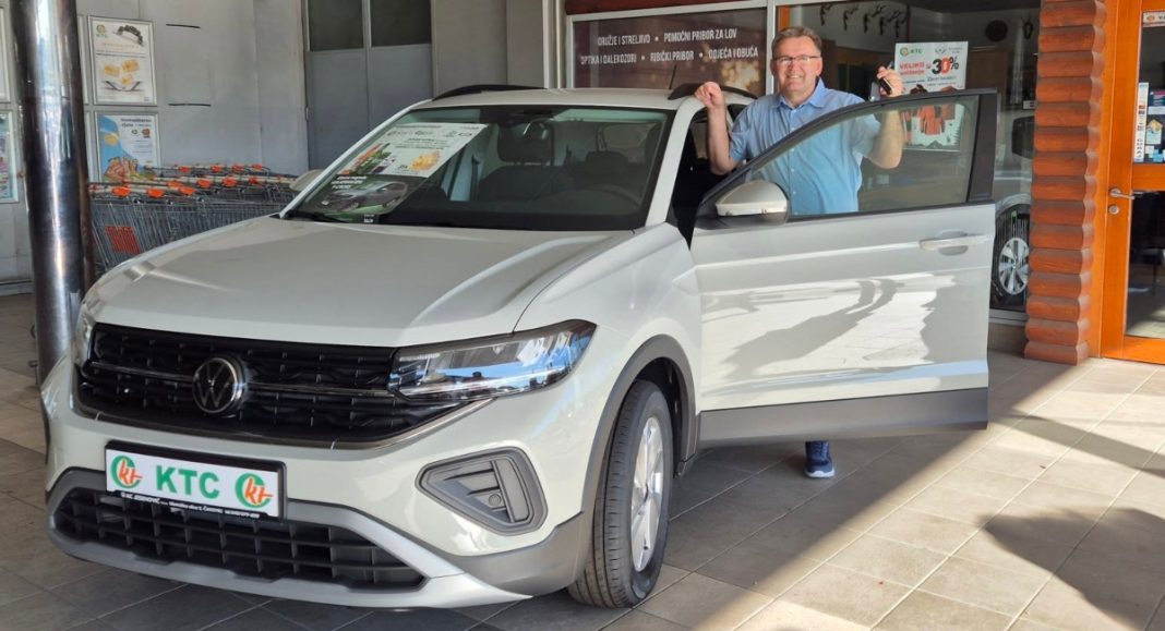 Kupnja u KTC supermarketu Čakovec donijela mu novi Volkswagen T-Cross Kupnja u KTC supermarketu Čakovec donijela mu novi Volkswagen T-Cross