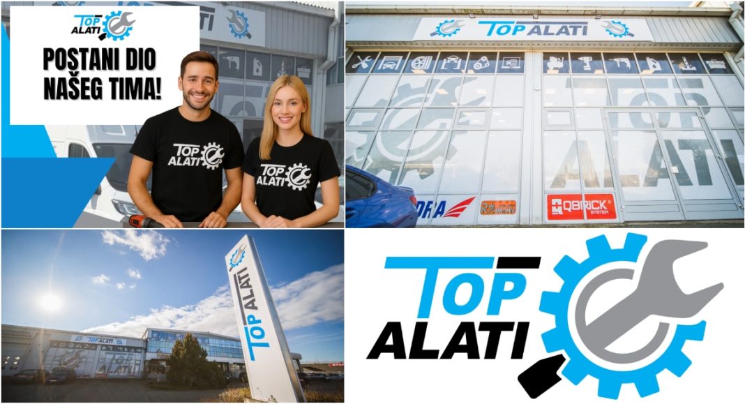 TOP-Alati zapošljavaju prodavača/prodavačicu alata i strojeva u Varaždinu TOP-Alati zapošljavaju prodavača/prodavačicu alata i strojeva u Varaždinu