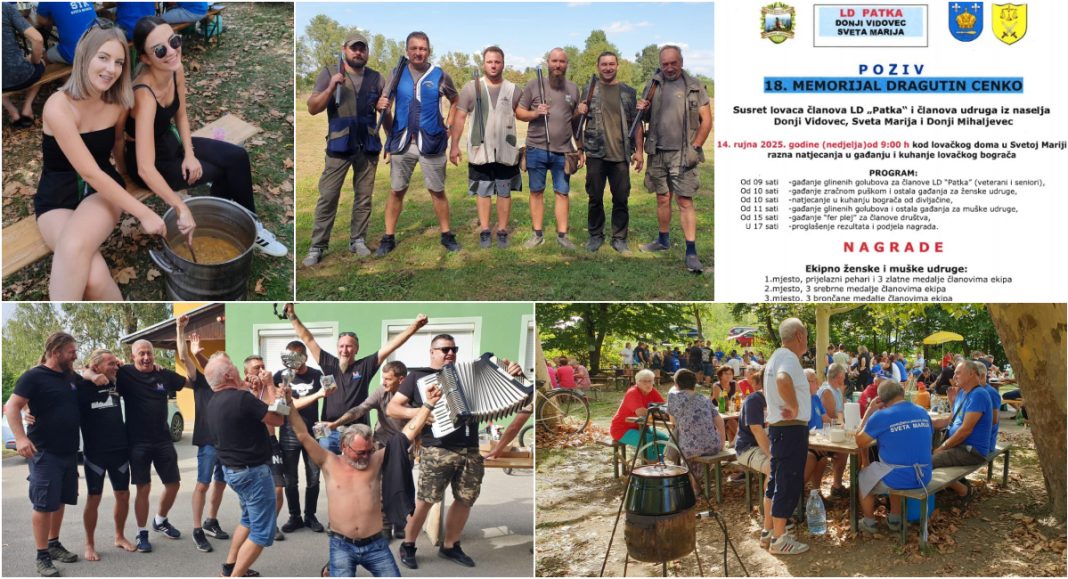 18. ‘Memorijal Dragutin Cenko’ LD-a Patka Donji Vidovec Sveta Marija u nedjelju, 14. rujna! 18. ‘Memorijal Dragutin Cenko’ LD-a Patka Donji Vidovec Sveta Marija u nedjelju, 14. rujna!
