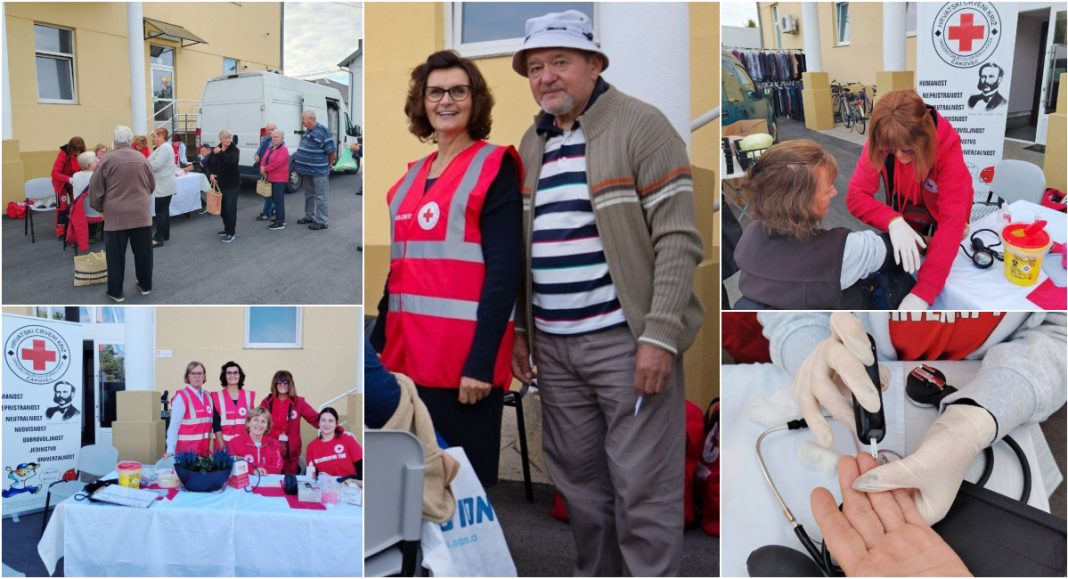 FOTO Velik odaziv mještana u akciji mjerenja tlaka i šećera u centru Goričana FOTO Velik odaziv mještana u akciji mjerenja tlaka i šećera u centru Goričana