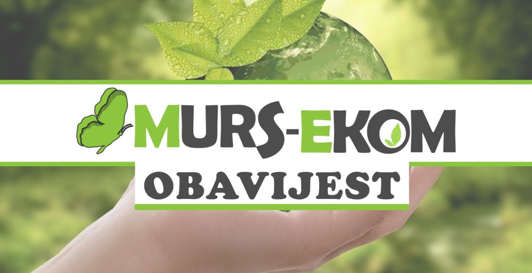 Javno savjetovanje Murs-ekoma: Novi prijedlog cijena za prikupljanje miješanog komunalnog otpada Javno savjetovanje Murs-ekoma: Novi prijedlog cijena za prikupljanje miješanog komunalnog otpada