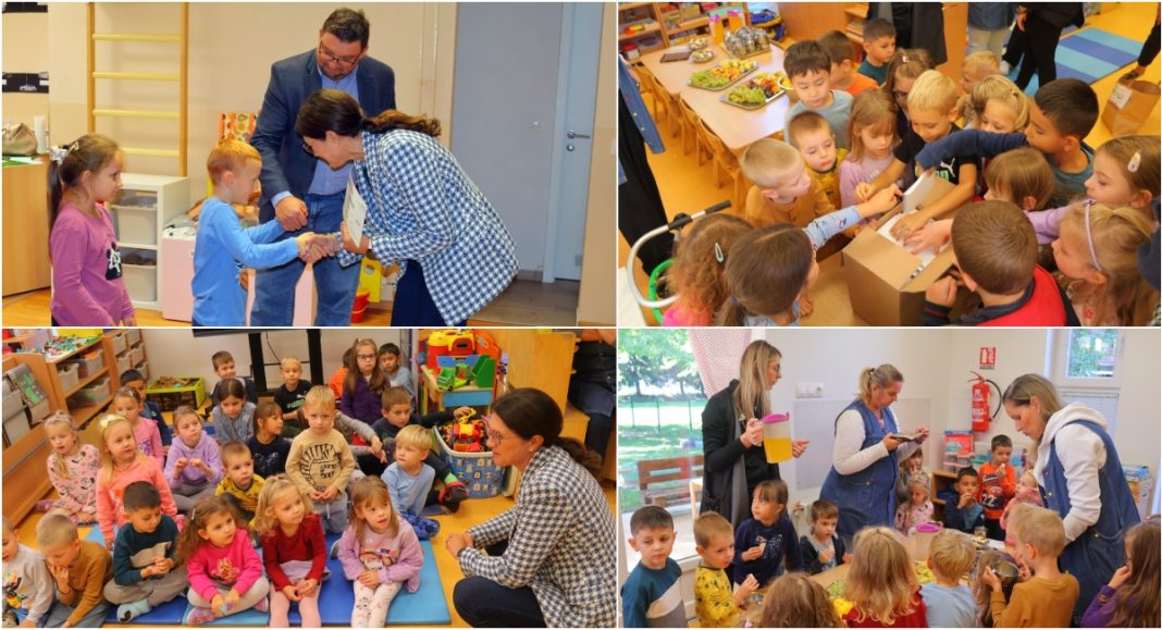 FOTO Uručene nagrade malim sakupljačima starog papira iz dječjeg vrtića Stonoga Novo Selo Rok i Pčelicama iz Ivanovca FOTO Uručene nagrade malim sakupljačima starog papira iz dječjeg vrtića Stonoga Novo Selo Rok i Pčelicama iz Ivanovca