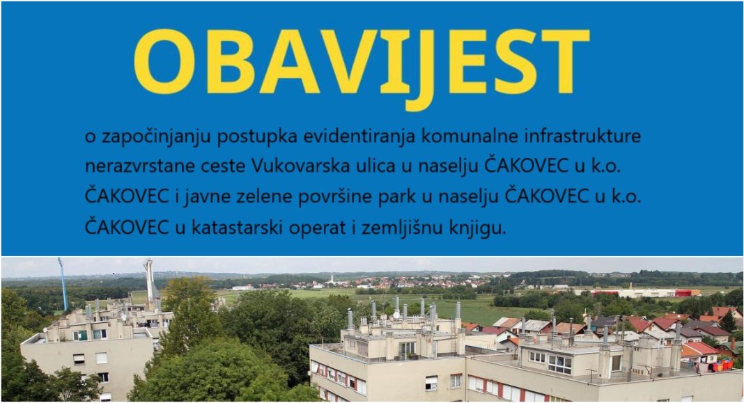 Započinje postupak evidentiranja komunalne infrastrukture u Vukovarskoj ulici Započinje postupak evidentiranja komunalne infrastrukture u Vukovarskoj ulici