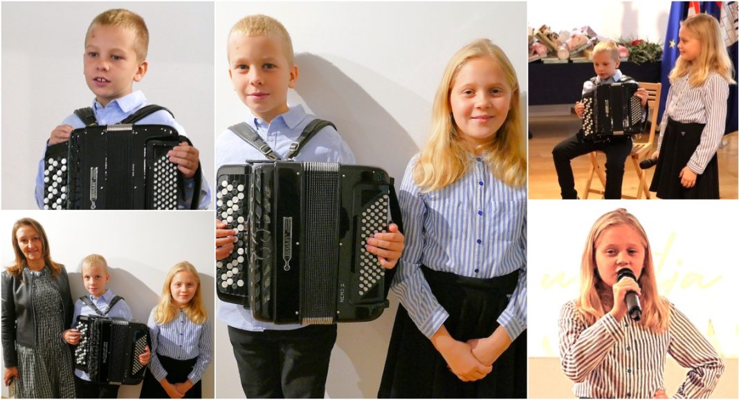 Mia i Jakov iz OŠ Selnica oduševili svojim nastupom na županijskom prijemu prosvjetara! Čestitamo! Mia i Jakov iz OŠ Selnica oduševili svojim nastupom na županijskom prijemu prosvjetara! Čestitamo!