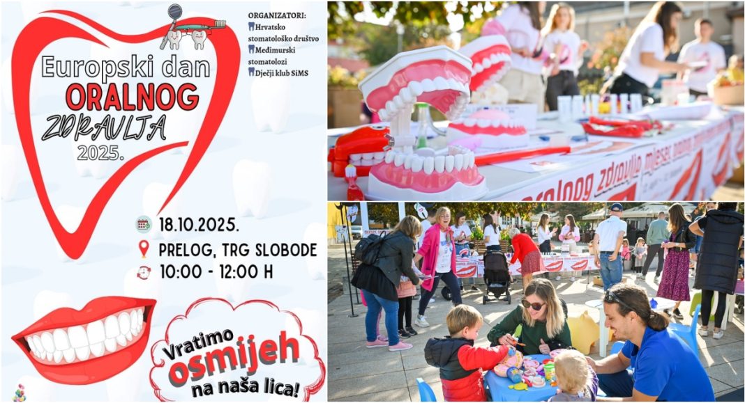 Dođite 18. listopada u Prelog: zabava i edukacija povodom Europskog dana oralnog zdravlja! Dođite 18. listopada u Prelog: zabava i edukacija povodom Europskog dana oralnog zdravlja!