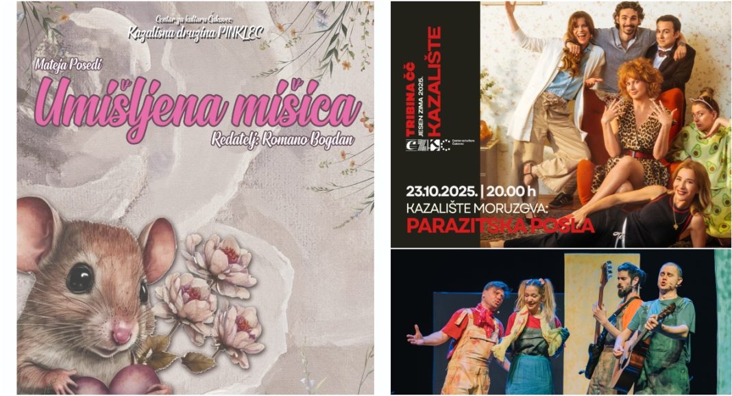 Kazalište u CZK Čakovec: „Parazitska posla“ i „Umišljena Mišica“ oduševit će publiku svih uzrasta Kazalište u CZK Čakovec: „Parazitska posla“ i „Umišljena Mišica“ oduševit će publiku svih uzrasta