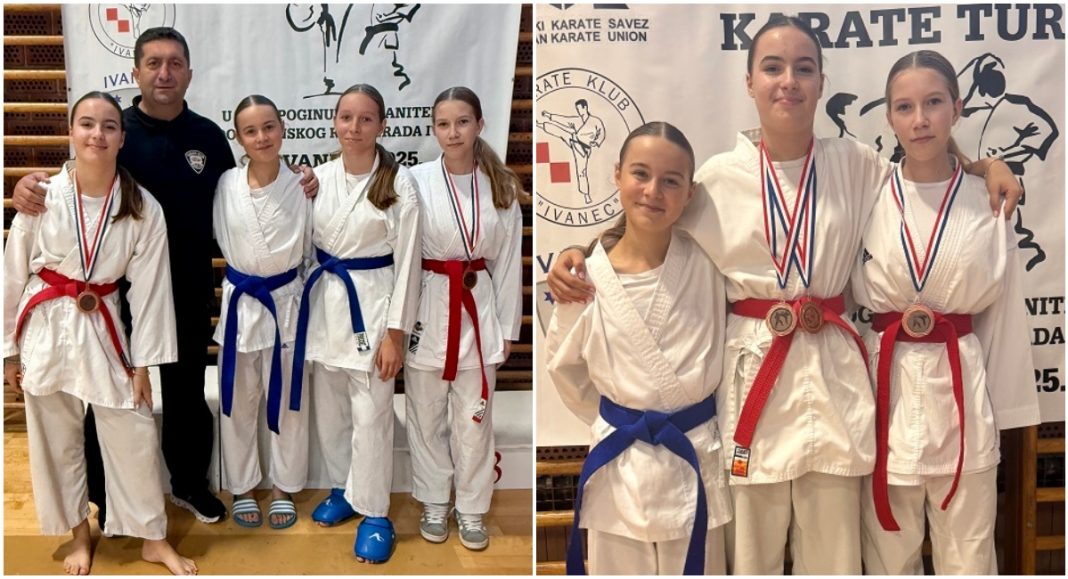 U Ivancu tri bronce za članice Karate kluba Mihovil U Ivancu tri bronce za članice Karate kluba Mihovil