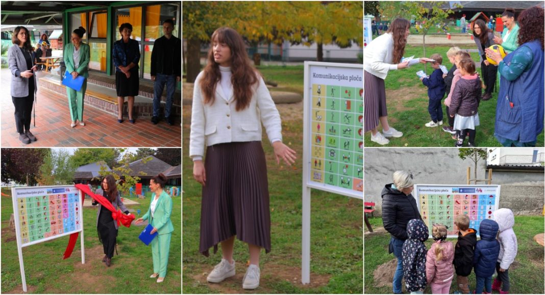 FOTO U Dječjem vrtiću Cipelica postavljene komunikacijske ploče namijenjene većoj inkluzivnosti djece FOTO U Dječjem vrtiću Cipelica postavljene komunikacijske ploče namijenjene većoj inkluzivnosti djece