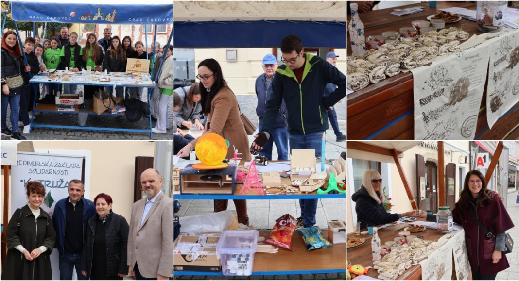 FOTO/VIDEO Humanost i kreativnost u središtu Čakovca: Dani tehničke kulture i Katružin štand privukli brojne građane FOTO/VIDEO Humanost i kreativnost u središtu Čakovca: Dani tehničke kulture i Katružin štand privukli brojne građane