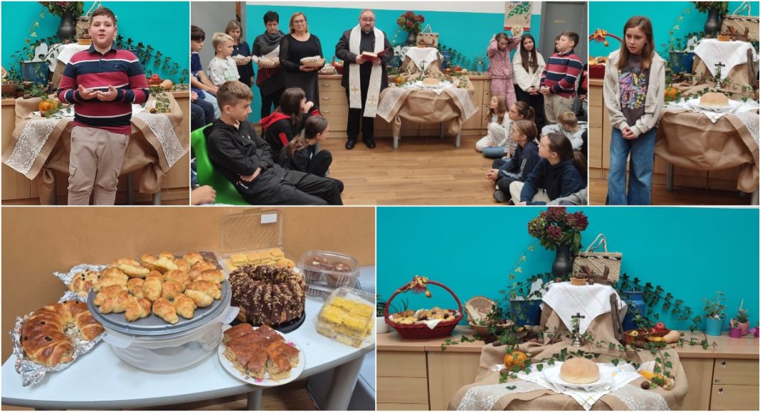 FOTO Učenici OŠ Podturen pjesmom i molitvom proslavili Dan kruha i zahvalnosti za plodove zemlje FOTO Učenici OŠ Podturen pjesmom i molitvom proslavili Dan kruha i zahvalnosti za plodove zemlje