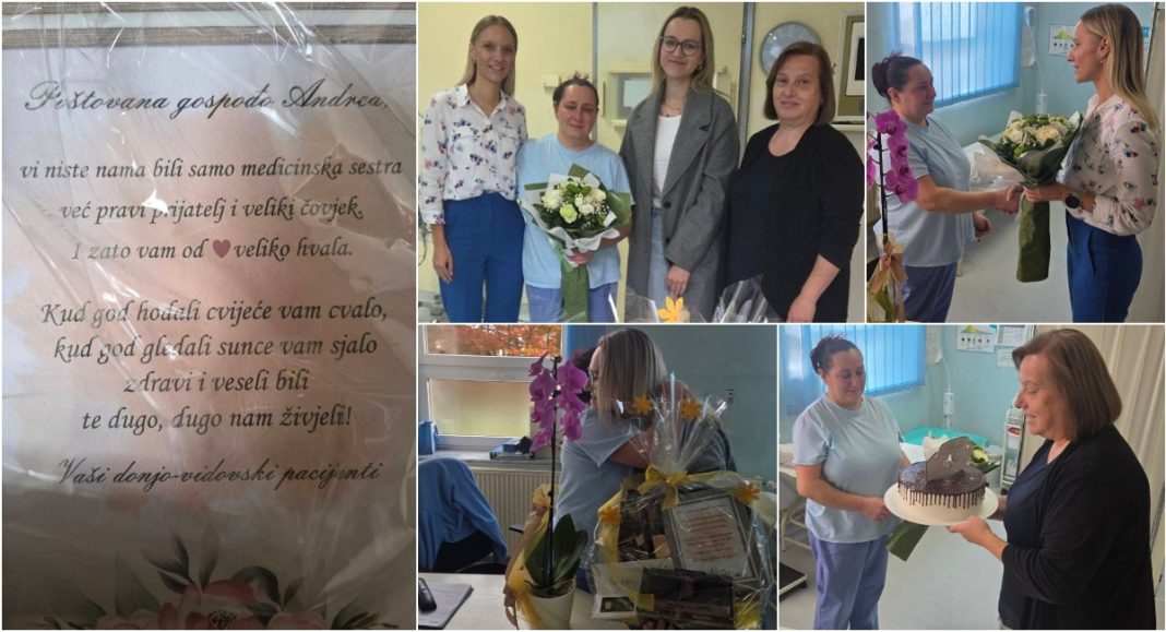 Donji Vidovec se s puno emocija oprostio od medicinske sestre Andree Blagus Donji Vidovec se s puno emocija oprostio od medicinske sestre Andree Blagus