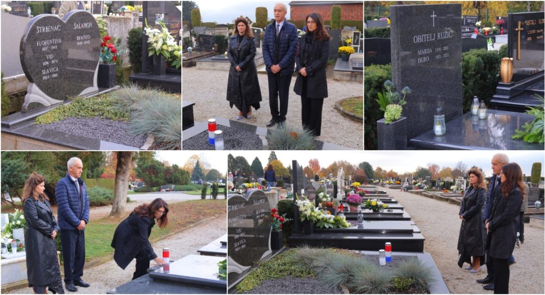FOTO Čakovec se prisjetio svojih preminulih gradonačelnika Marije Ružić i Branka Šalamona FOTO Čakovec se prisjetio svojih preminulih gradonačelnika Marije Ružić i Branka Šalamona
