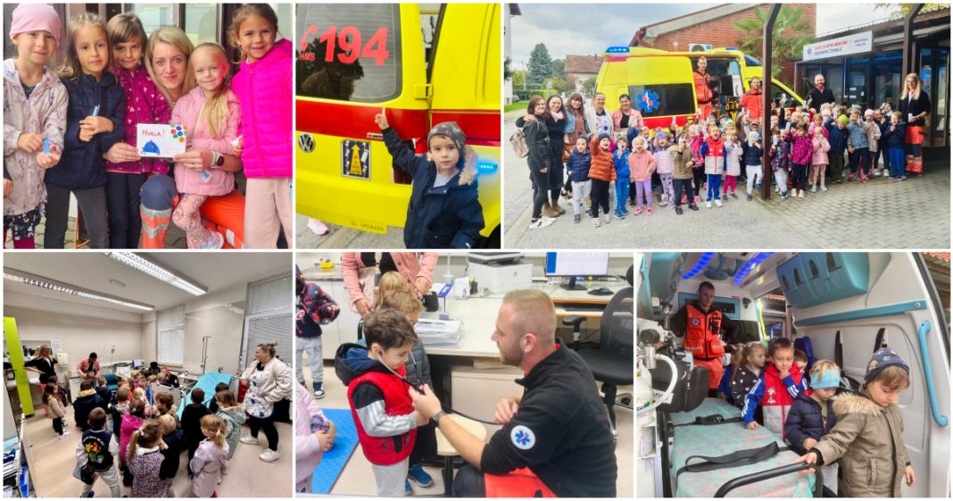 FOTO Preloški vrtićarci saznali kako djelatnici hitne svakodnevno nesebično spašavaju živote FOTO Preloški vrtićarci saznali kako djelatnici hitne svakodnevno nesebično spašavaju živote