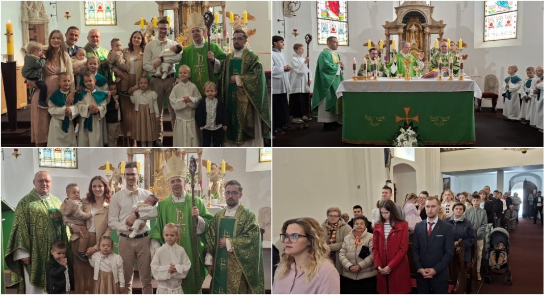 Biskup mons. Bože Radoš krstio peto dijete obitelji Vlah Biskup mons. Bože Radoš krstio peto dijete obitelji Vlah