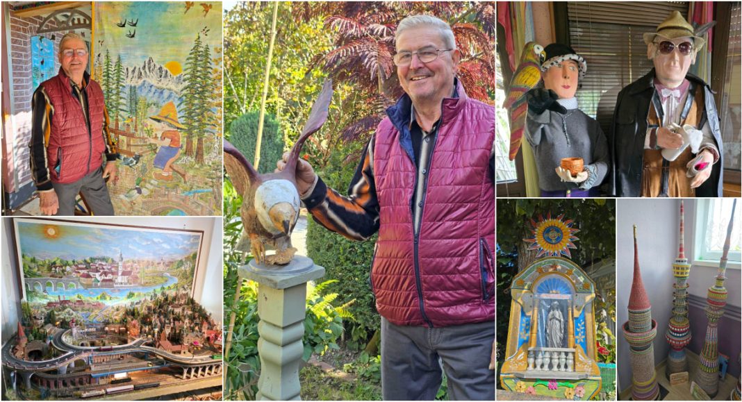 FOTO Andrija Mustač, umirovljeni tesar koji od žica, drva i boje stvara umjetnička čuda! FOTO Andrija Mustač, umirovljeni tesar koji od žica, drva i boje stvara umjetnička čuda!