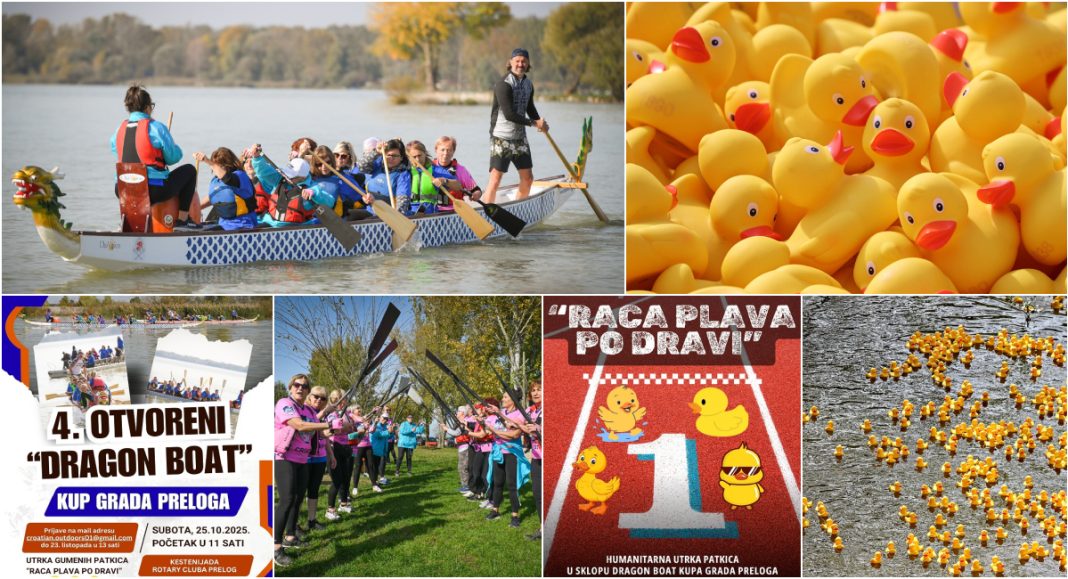 Ne propustite u Prelogu: 4. Dragonboat, uz humanitarnu utrku gumenih patkica ‘Raca plava po Dravi’! Ne propustite u Prelogu: 4. Dragonboat, uz humanitarnu utrku gumenih patkica ‘Raca plava po Dravi’!