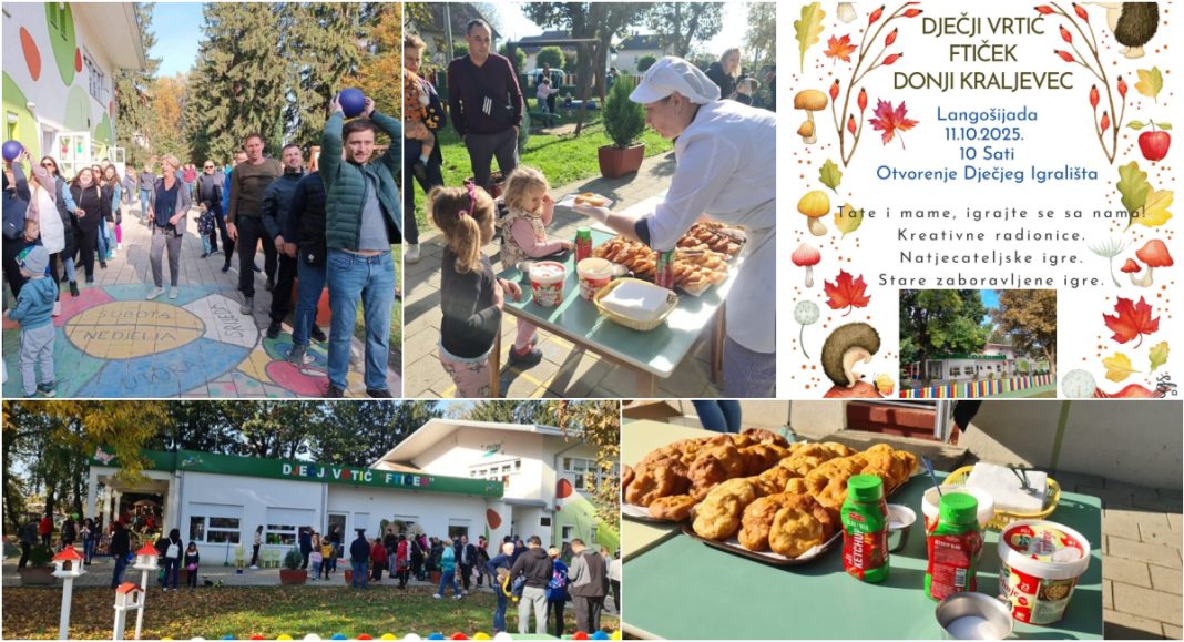 4. ‘Langošijada’ i otvorenje obnovljenog igrališta u Dječjem vrtiću ‘Ftiček’ u Donjem Kraljevcu 4. ‘Langošijada’ i otvorenje obnovljenog igrališta u Dječjem vrtiću ‘Ftiček’ u Donjem Kraljevcu