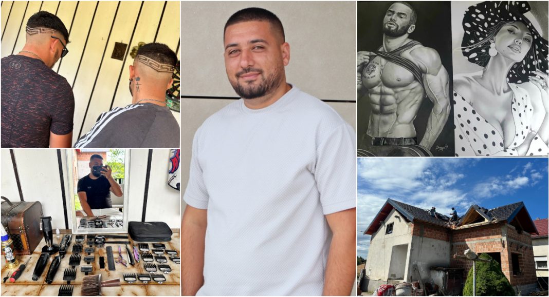 FOTO Dragan Horvat iz Kotoribe: Sam gradi kuću, a u slobodno vrijeme je slikar i barber! FOTO Dragan Horvat iz Kotoribe: Sam gradi kuću, a u slobodno vrijeme je slikar i barber!