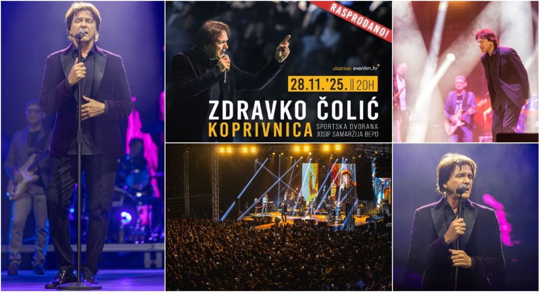 FOTO Zdravko Čolić rasprodao koncert u Koprivnici tri tjedna unaprijed FOTO Zdravko Čolić rasprodao koncert u Koprivnici tri tjedna unaprijed