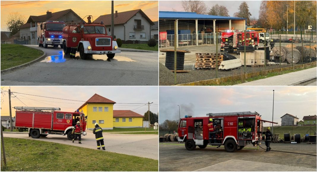 FOTO U Dekanovcu odrađena velika pokazna vježba: sudjelovalo 34 vatrogasaca FOTO U Dekanovcu odrađena velika pokazna vježba: sudjelovalo 34 vatrogasaca