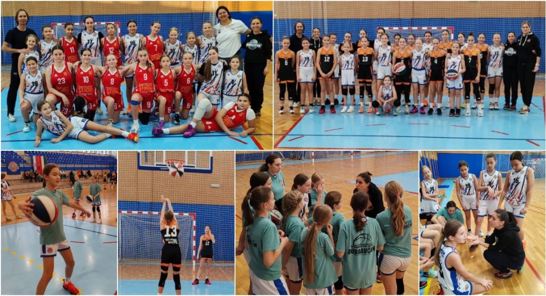 FOTO KK Dubravčan ugostio ekipe iz Pečuha i Zagreba, a Sara Butek oduševila tricom sa sirenom BeFunky collage 2025 11 17T141823.794