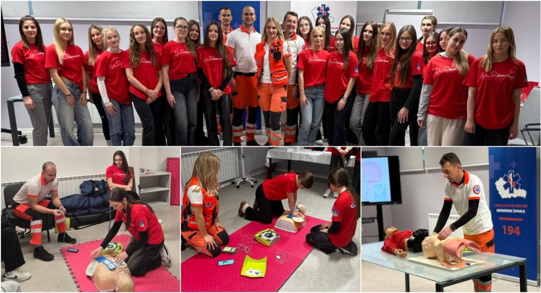 FOTO Završio projekt ‘Spasi život!’ – srednjoškolci stekli ključne vještine koje mogu spasiti ljudski život BeFunky collage 2025 11 21T130055.989
