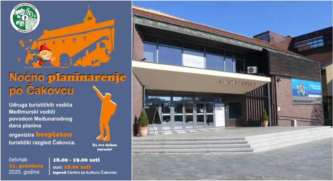 Noćno planinarenje po Čakovcu uz “Međimurske vodiče” BeFunky collage 2025 11 25T174244.901