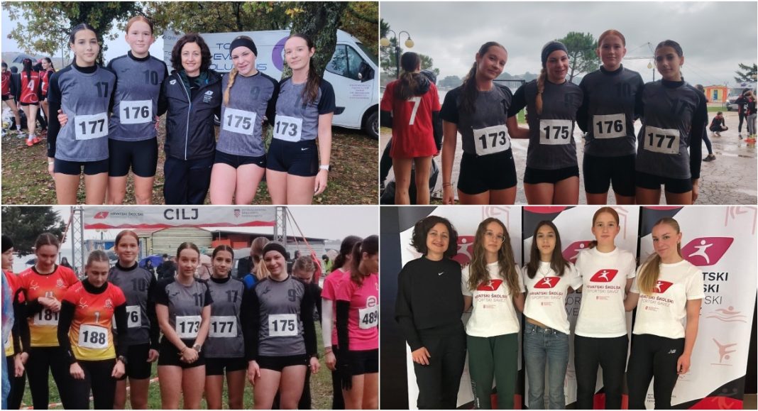 Sjajan uspjeh atletičarki SŠ Čakovec na državnom krosu u Poreču BeFunky collage 2025 11 25T194916.957