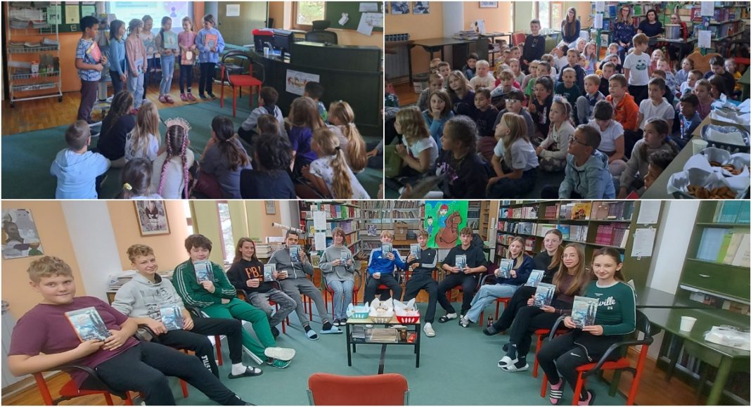 Čitateljske čajanke u OŠ Nedelišće oduševile učenike povodom Mjeseca hrvatske knjige BeFunky collage 2025 11 26T180316.564