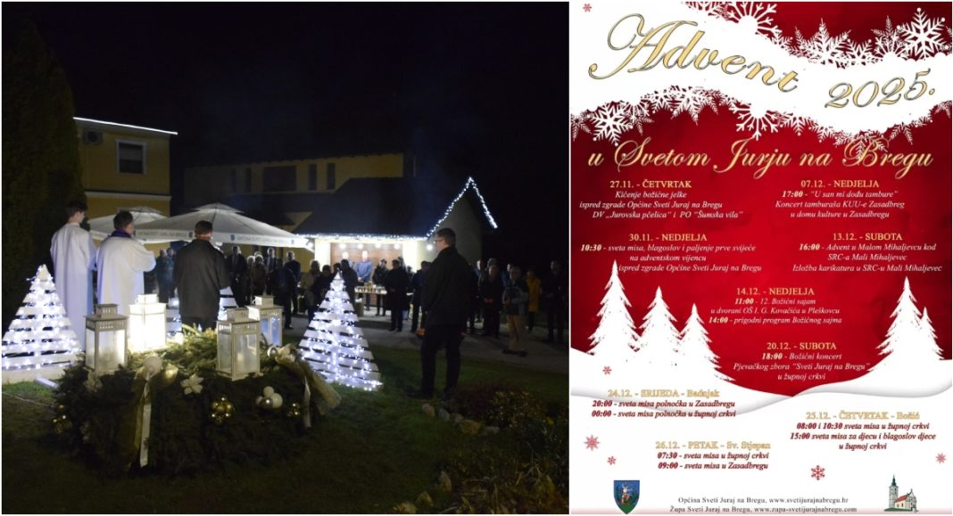 Advent u Svetom Jurju na Bregu 2025. – Pozvani ste na blagdanska druženja! BeFunky collage 2025 11 28T094016.030