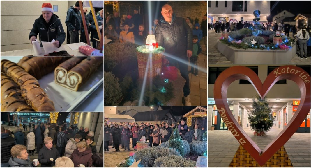 FOTO/VIDEO Kotoriba svečano zakoračila u Advent – upaljena prva svijeća BeFunky collage 2025 11 29T184914.533