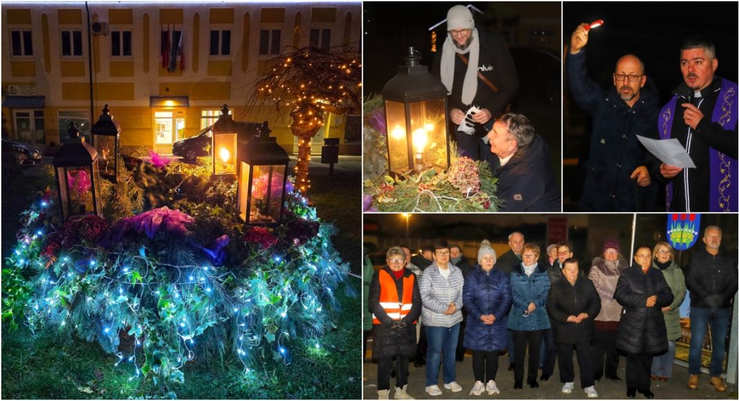 FOTO Paljenjem prve adventske svijeće svjetlost nade je obasjala Pribislavec BeFunky collage 2025 11 29T192559.320
