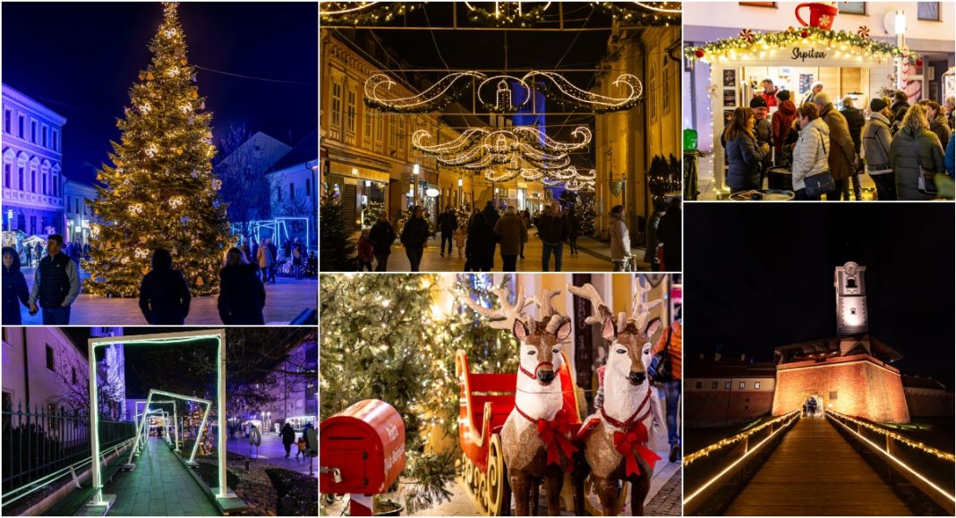 FOTO Čakovec zasjao u tisućama lampica i bajkovitim dekoracijama BeFunky collage 2025 11 29T235406.347