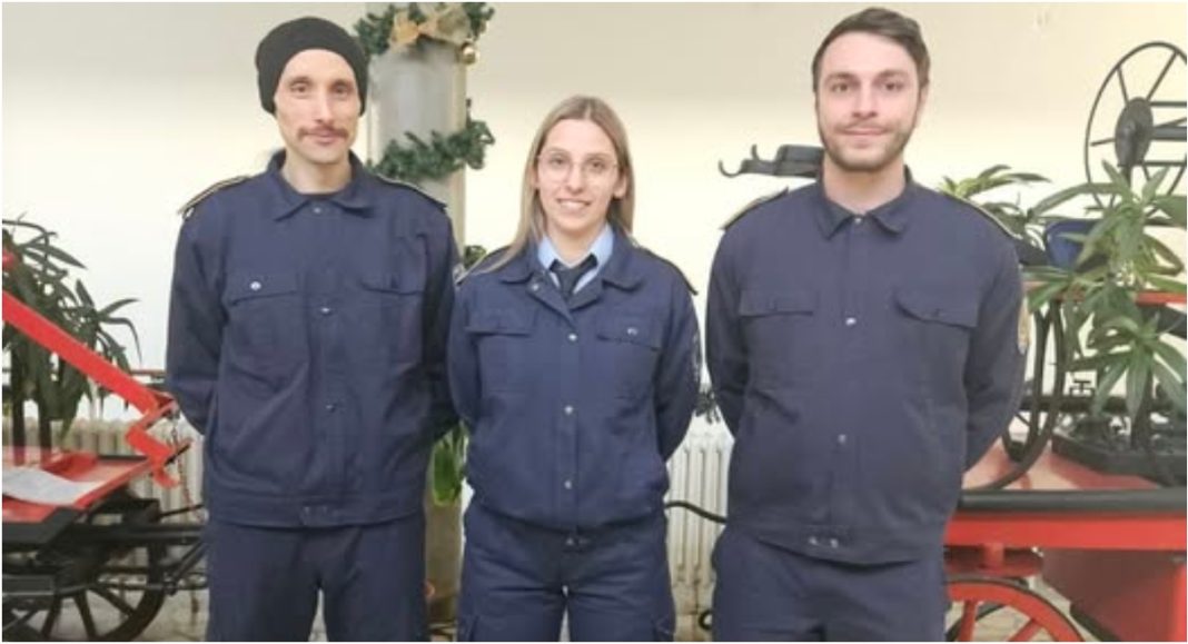 Troje članova DVD-a Donji Vidovec steklo zvanje vatrogasca s posebnim ovlastima i odgovornostima BeFunky collage 2025 11 30T100435.255