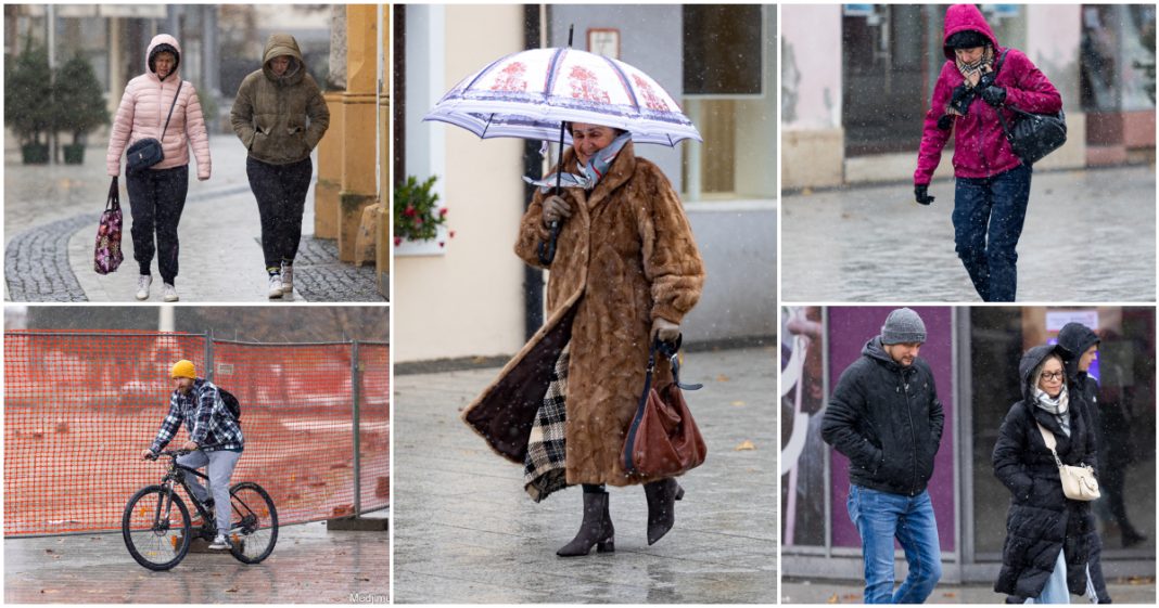 FOTO U Čakovcu nema snježne idile, ali ima dobro usklađenih i toplih odjevnih kombinacija BeFunky collage