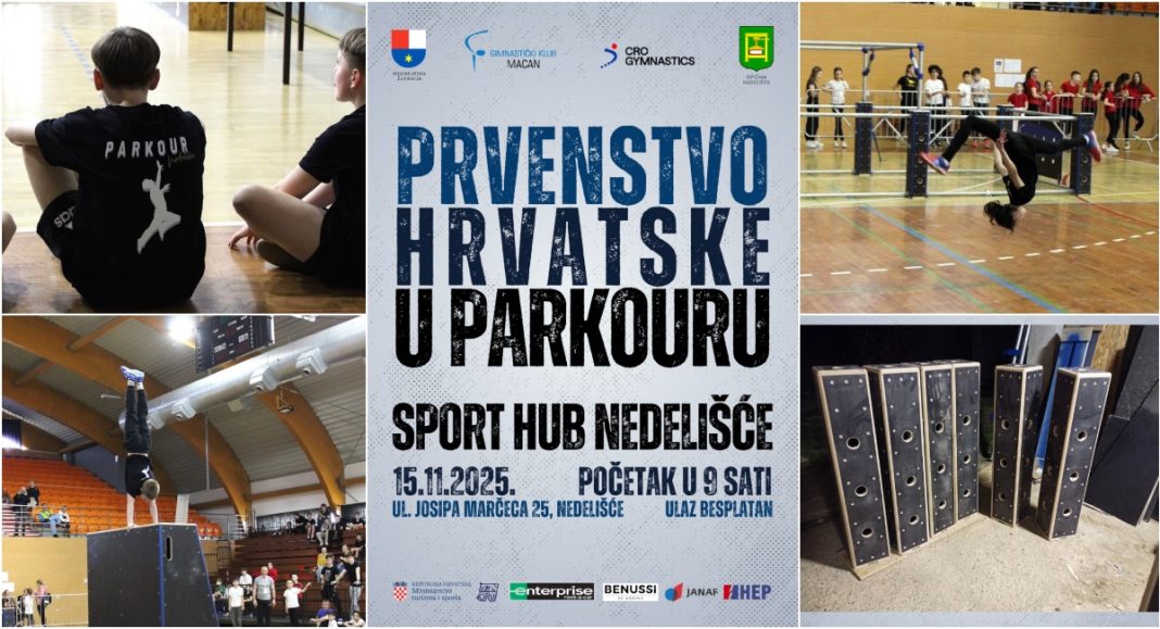 Spektakl u Nedelišću: Više od 150 sportaša u subotu se bori za titule na najvećem parkour poligonu u Hrvatskoj GLAVNA