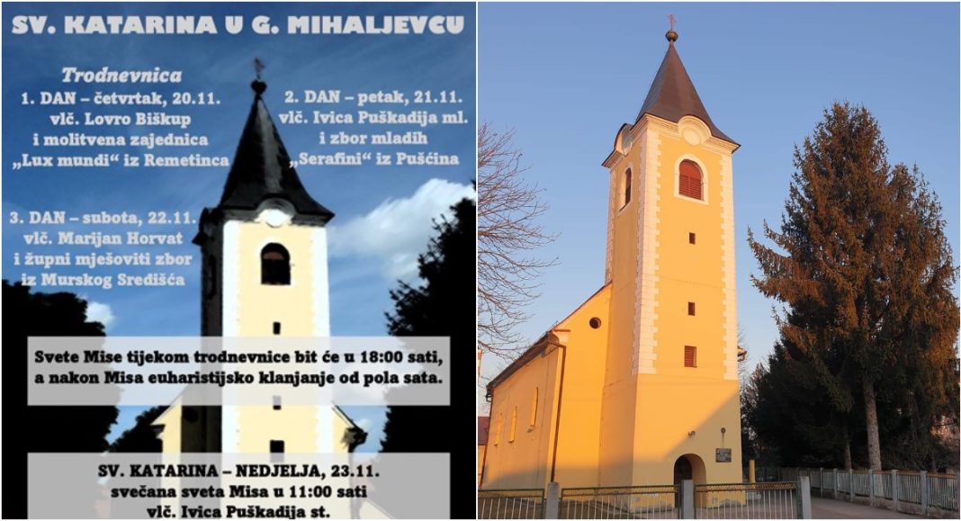 Trodnevnica i svečana misa u čast sv. Katarine Aleksandrijske GLAVNA
