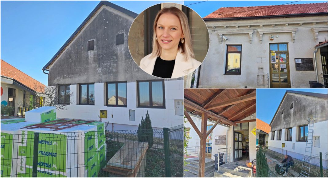 FOTO U tijeku su radovi na obnovi poslovne zgrade u centru Donjeg Vidovca FOTO U tijeku su radovi na obnovi poslovne zgrade u centru Donjeg Vidovca