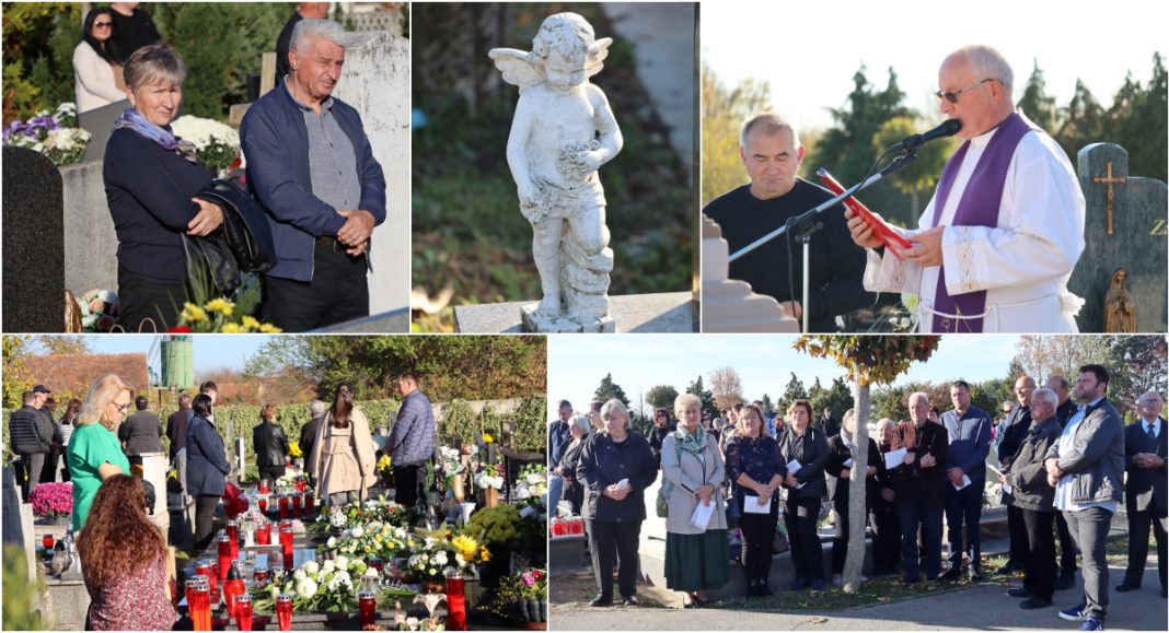 FOTO Blagdan Svih svetih uz molitvu i blagoslov groblja u Svetoj Mariji FOTO Blagdan Svih svetih uz molitvu i blagoslov groblja u Svetoj Mariji