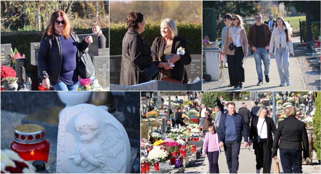 FOTO Blagdan Svih svetih: Mještani u posjetu grobovima u Donjoj Dubravi FOTO Blagdan Svih svetih: Mještani u posjetu grobovima u Donjoj Dubravi