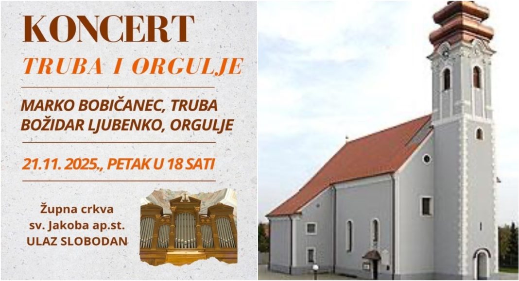 Koncert trube i orgulja u crkvi sv. Jakoba GLAVNA