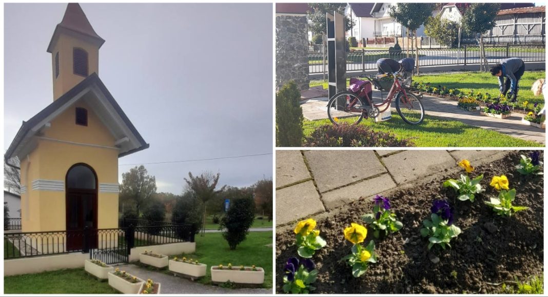 FOTO Cvjetna jesen u Podbrestu: članice Udruge žena Brest zasukale rukave i uljepšale mjesto FOTO Cvjetna jesen u Podbrestu: članice Udruge žena Brest zasukale rukave i uljepšale mjesto