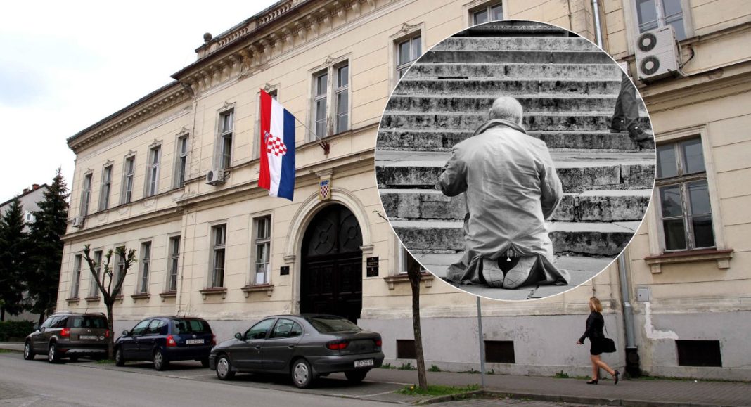 Muškarac u središtu Čakovca prosio nakon mise: Policija ga snimala, a sud ga poslao u zatvor ?akovec: Zgrada Op?inskog suda