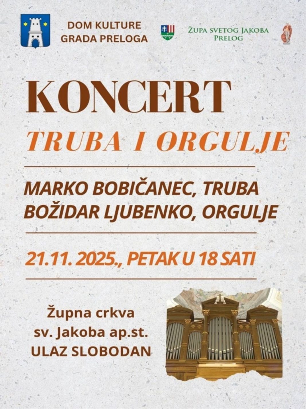 Koncert trube i orgulja u crkvi sv. Jakoba | medjimurski.hr