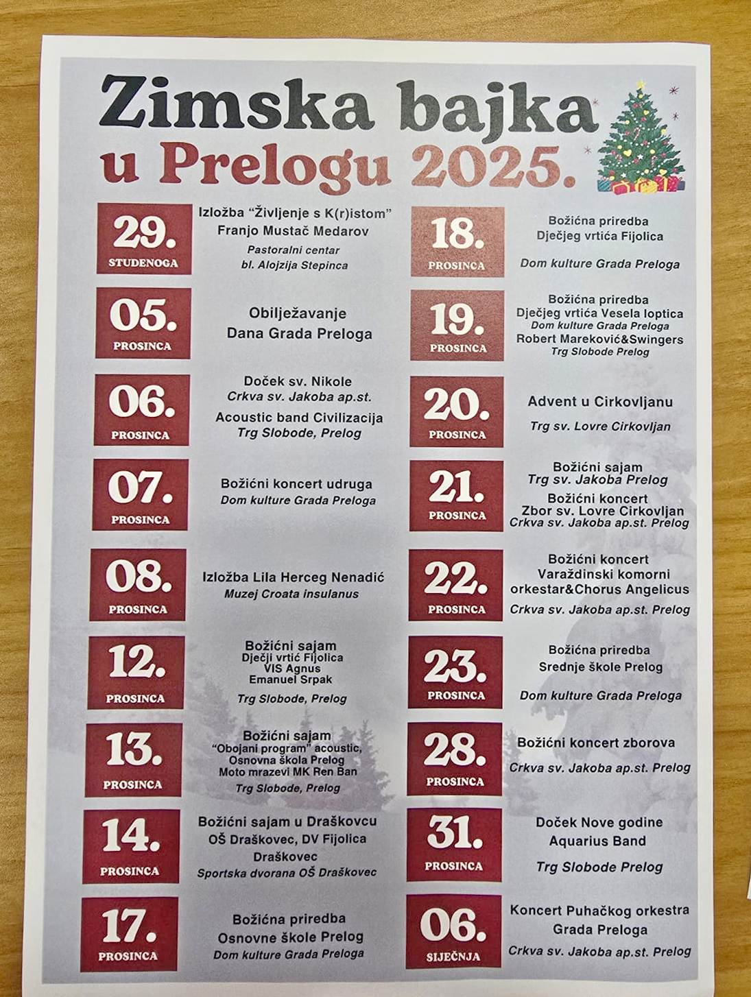 Za na kraj Plakat Zimska bajka