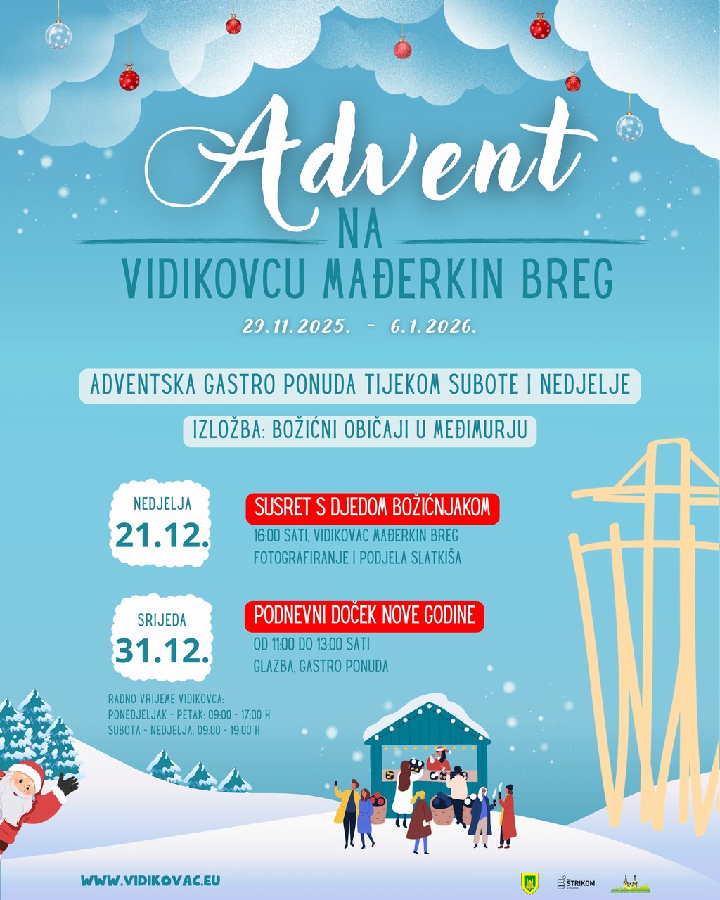 Advent na Vidikovcu 2025 plakat