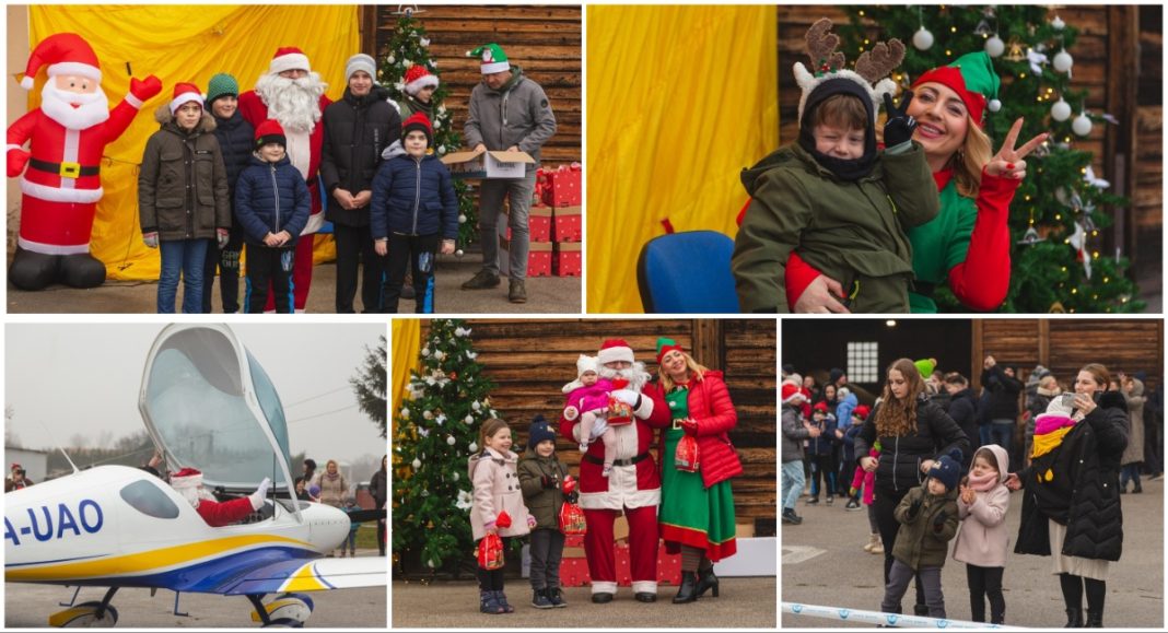 FOTO Djed Mraz avionom stigao u Pribislavec i priredio nezaboravan dan za najmlađe Aeroklub Međimurje naslovna (1)
