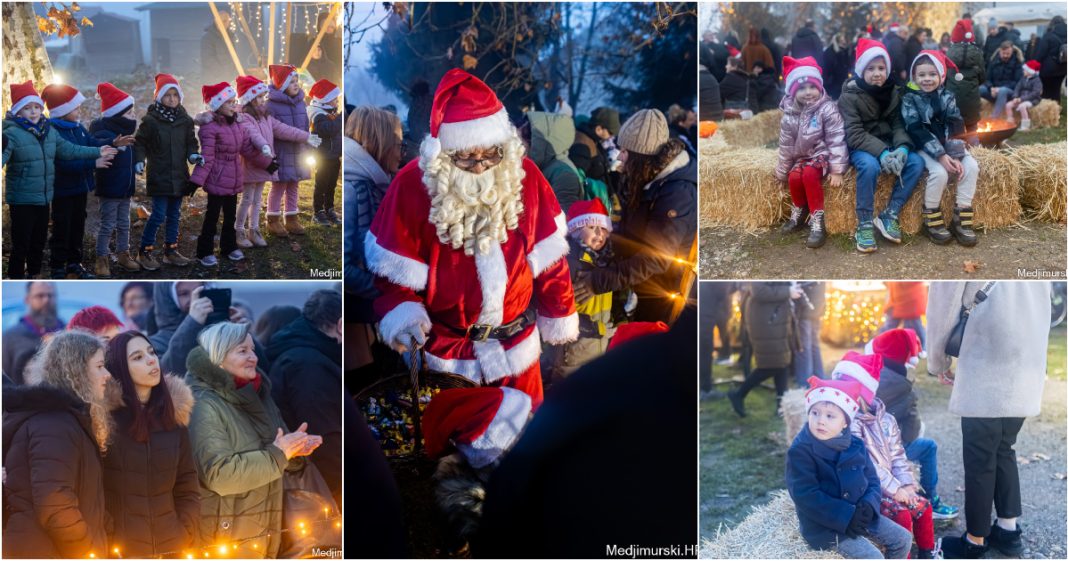 FOTO Nedelišćanci se u velikom broju okupili na mjesnom Adventu i upalili 4. adventsku svijeću BeFunky collage (1)